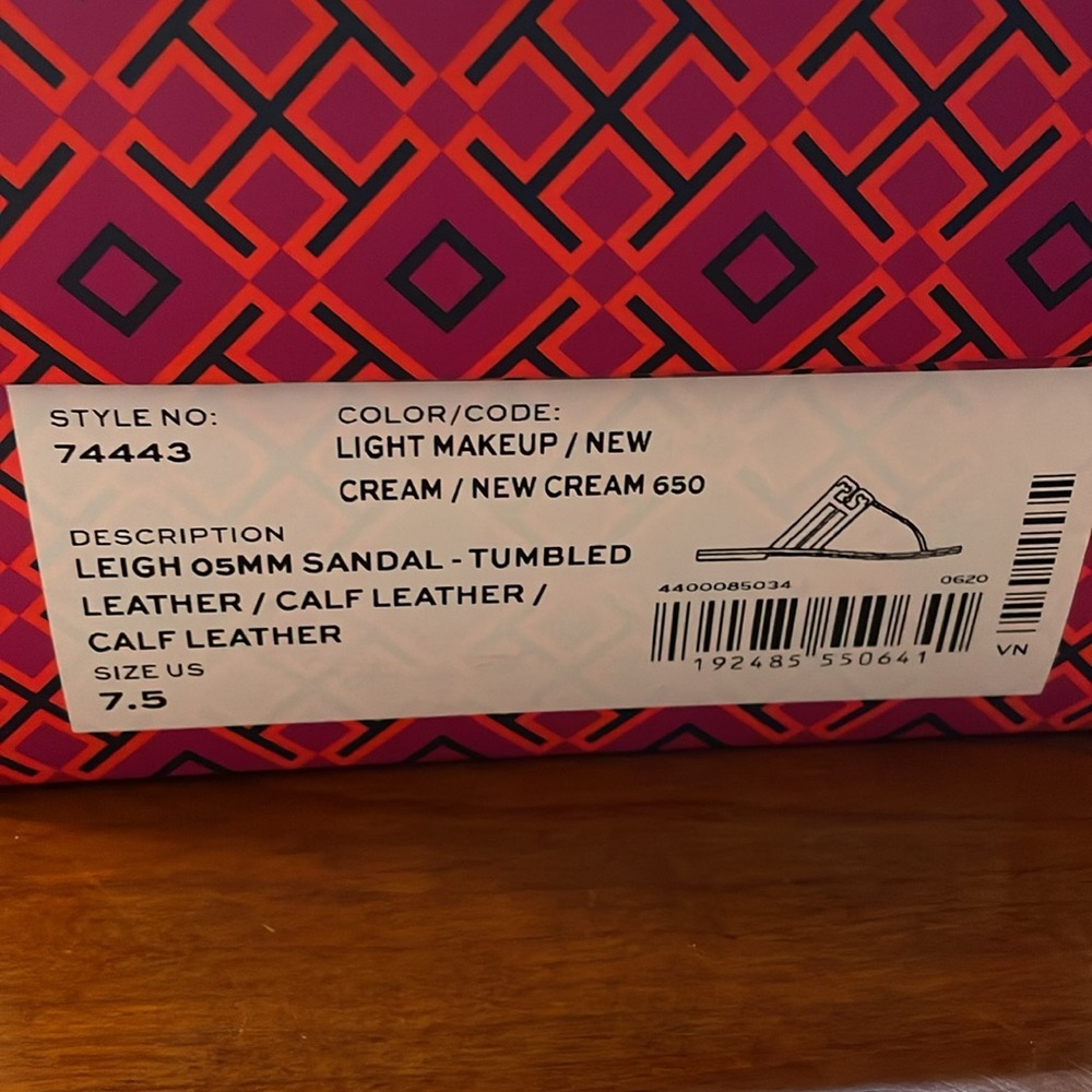 Tory Burch Leigh Sandals Sz 7.5 - Picture 3 of 10